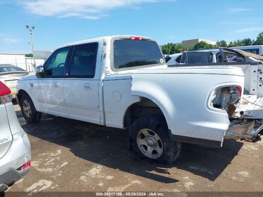 2002 Ford F-150 Lariat/Xlt VIN: 1FTRW076X2KA66207 Lot: 39517196