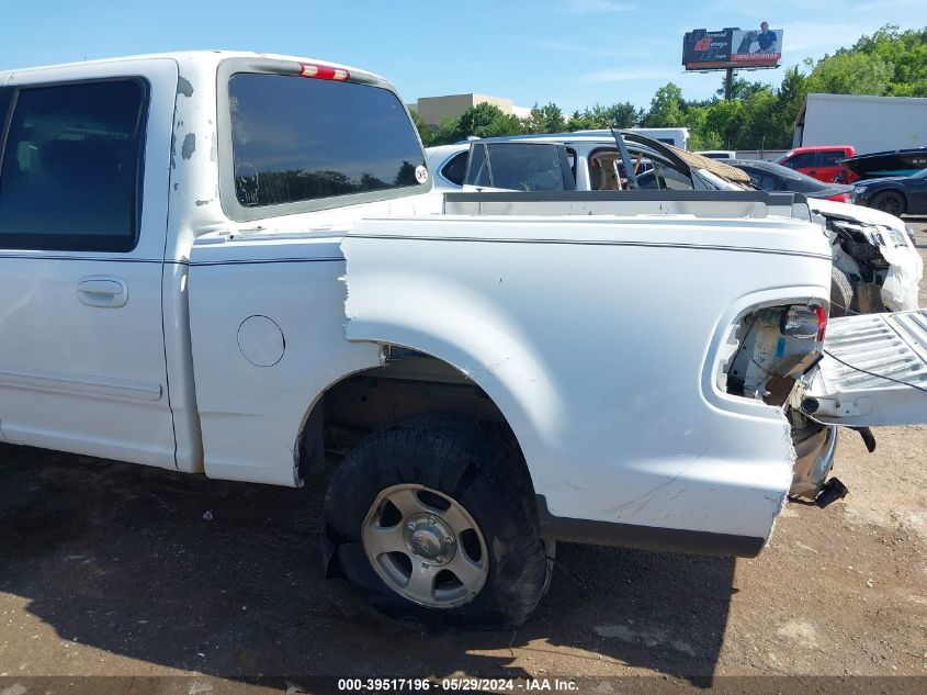 2002 Ford F-150 Lariat/Xlt VIN: 1FTRW076X2KA66207 Lot: 39517196