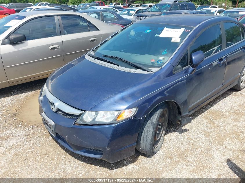 2009 Honda Civic Lx VIN: 19XFA16509E046934 Lot: 39517197