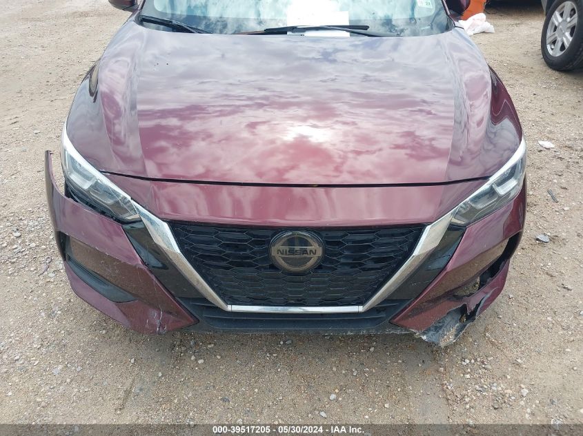 2020 Nissan Sentra Sv Xtronic Cvt VIN: 3N1AB8CVXLY250217 Lot: 39517205