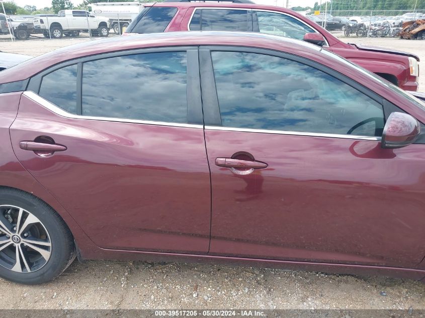 2020 Nissan Sentra Sv Xtronic Cvt VIN: 3N1AB8CVXLY250217 Lot: 39517205