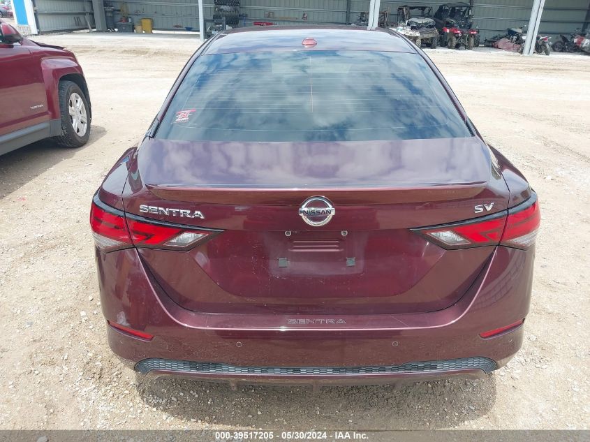 2020 Nissan Sentra Sv Xtronic Cvt VIN: 3N1AB8CVXLY250217 Lot: 39517205