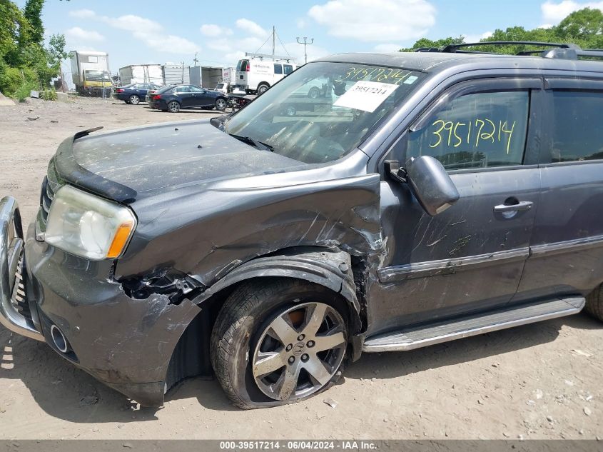 2014 Honda Pilot Touring VIN: 5FNYF4H9XEB032281 Lot: 39517214