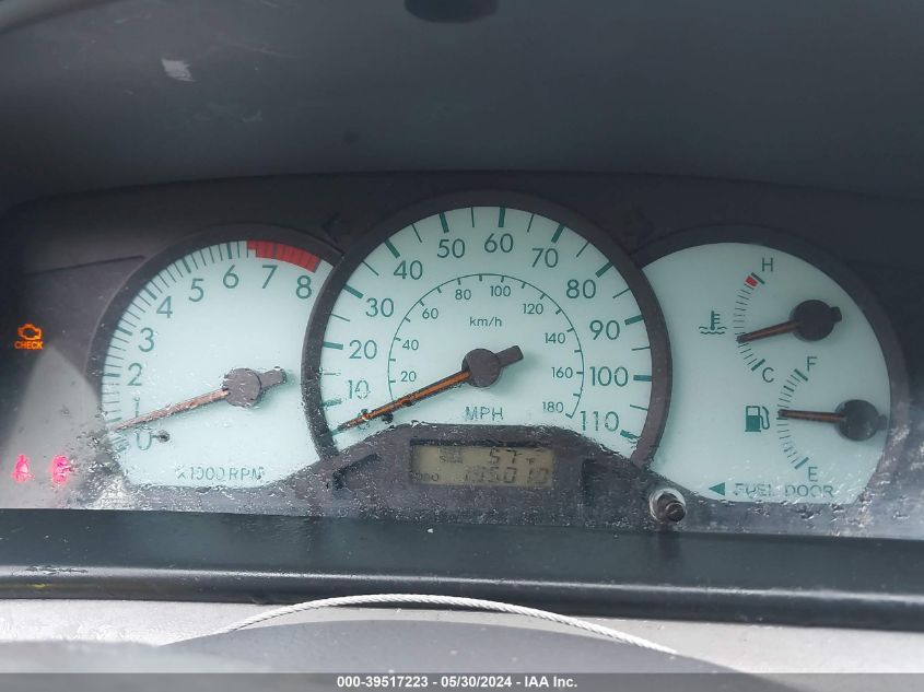 2003 Toyota Corolla Le VIN: 2T1BR32E13C048481 Lot: 39517223