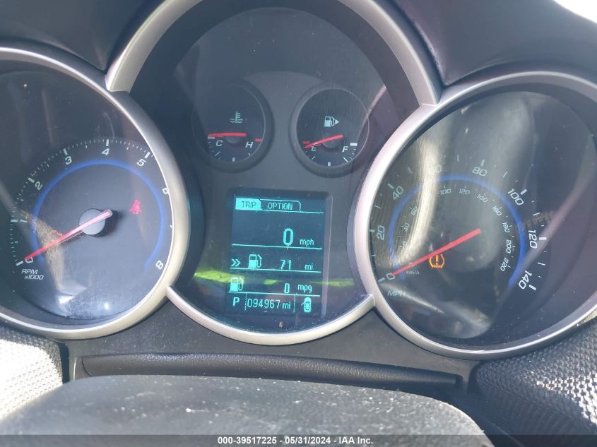 2016 Chevrolet Cruze Limited 1Lt Auto VIN: 1G1PE5SB7G7185556 Lot: 39517225