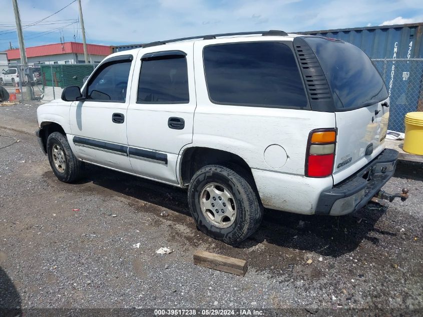 2004 Chevrolet Tahoe Ls VIN: 1GNEC13V24R131627 Lot: 39517238