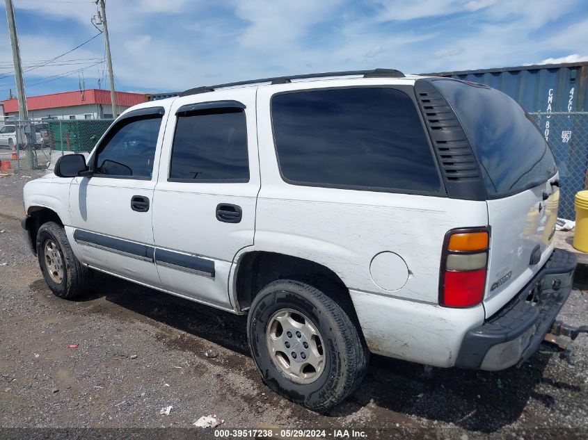 2004 Chevrolet Tahoe Ls VIN: 1GNEC13V24R131627 Lot: 39517238