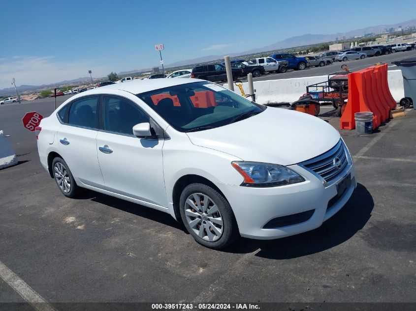 2014 Nissan Sentra Sv VIN: 3N1AB7AP8EY300324 Lot: 39517243