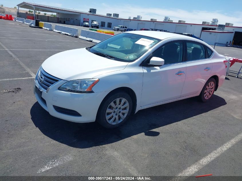 2014 Nissan Sentra Sv VIN: 3N1AB7AP8EY300324 Lot: 39517243