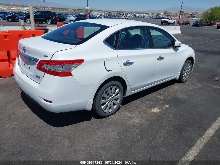 2014 Nissan Sentra Sv VIN: 3N1AB7AP8EY300324 Lot: 39517243