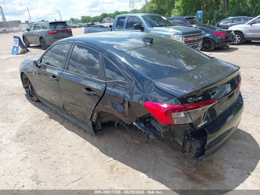 2HGFE2F5XNH534413 2022 Honda Civic Sport