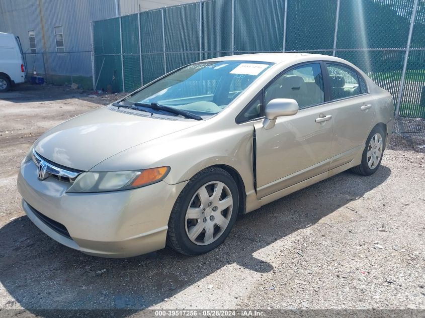 2008 Honda Civic Lx VIN: 1HGFA16578L060532 Lot: 39517256