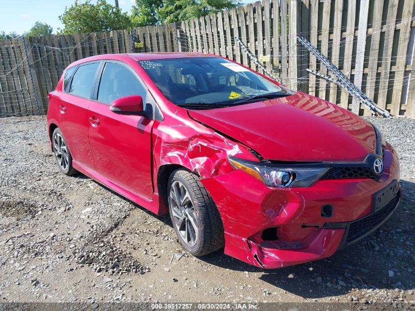 2017 Toyota Corolla Im VIN: JTNKARJE6HJ547330 Lot: 39517257