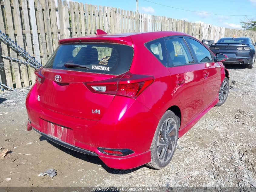 2017 Toyota Corolla Im VIN: JTNKARJE6HJ547330 Lot: 39517257