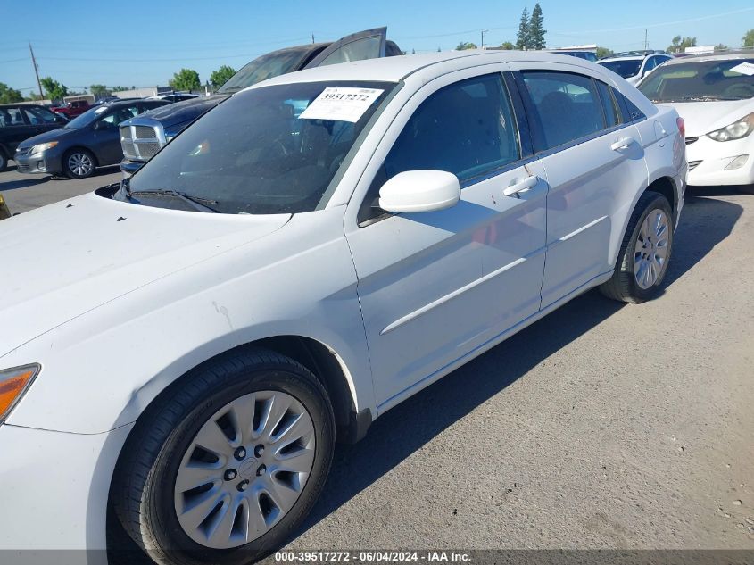 2012 Chrysler 200 Lx VIN: 1C3CCBAB0CN317305 Lot: 39517272