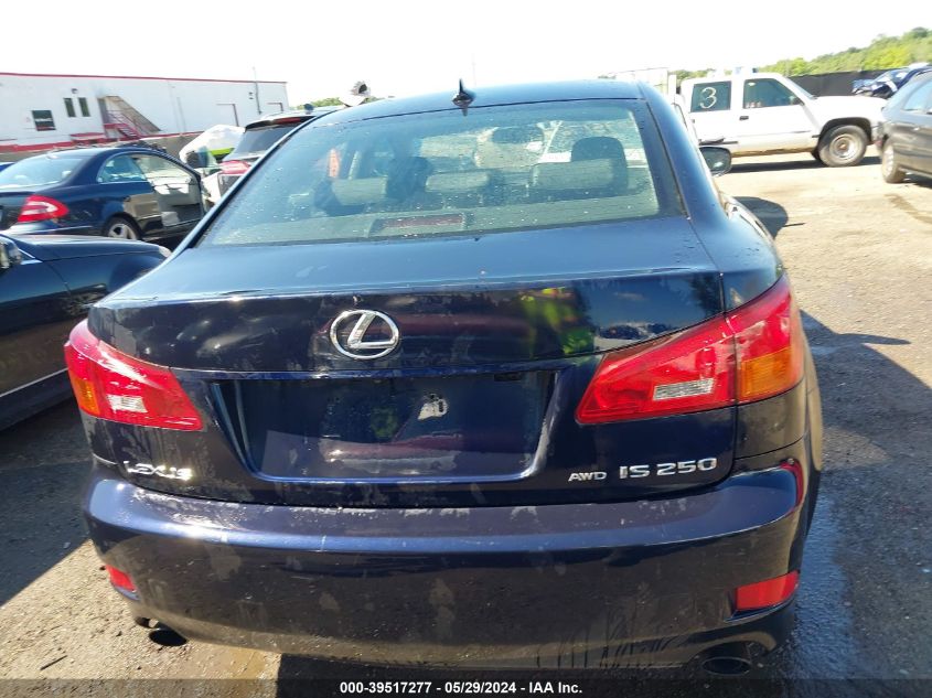 2008 Lexus Is 250 VIN: JTHCK262X85016411 Lot: 39517277