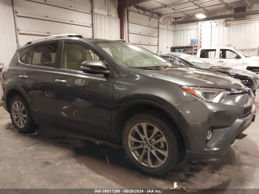 2017 Toyota Rav4 Hybrid Limited VIN: JTMDJREV1HD124872 Lot: 39517280