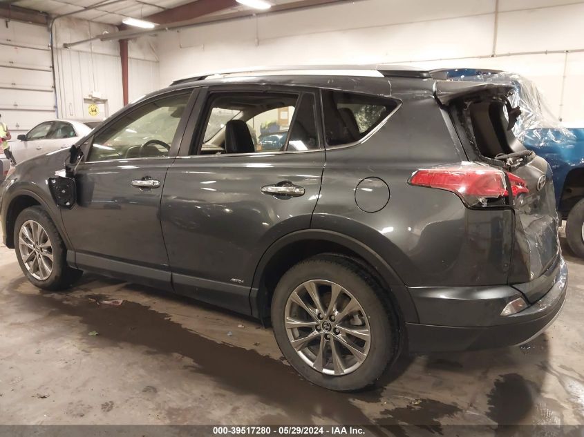 2017 Toyota Rav4 Hybrid Limited VIN: JTMDJREV1HD124872 Lot: 39517280