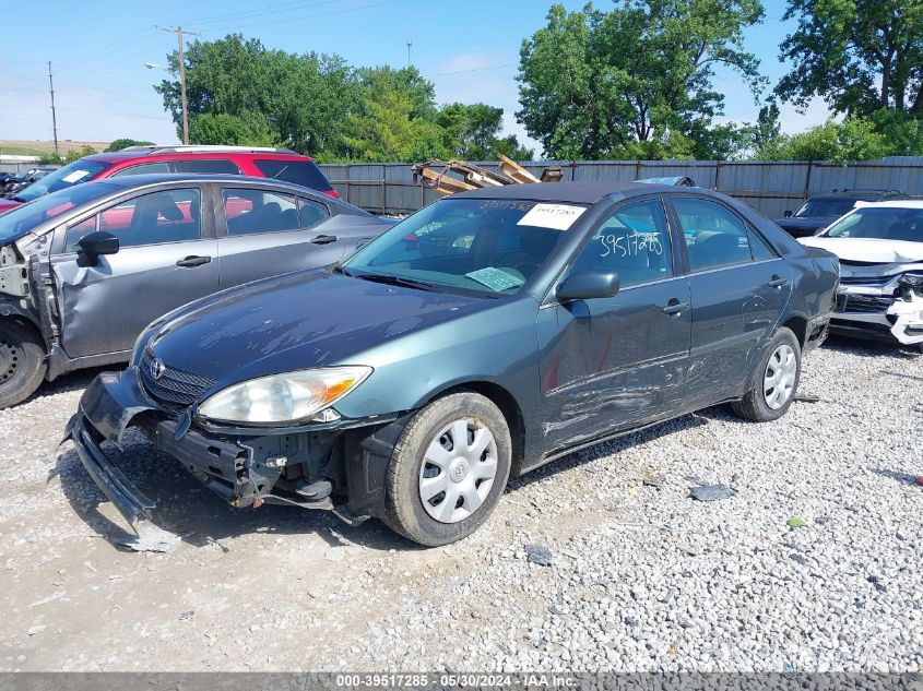 2002 Toyota Camry Le VIN: 4T1BE32K72U542097 Lot: 39517285