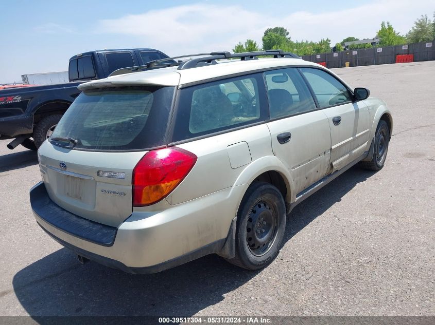 2005 Subaru Outback 2.5I VIN: 4S4BP61C257392120 Lot: 39517304