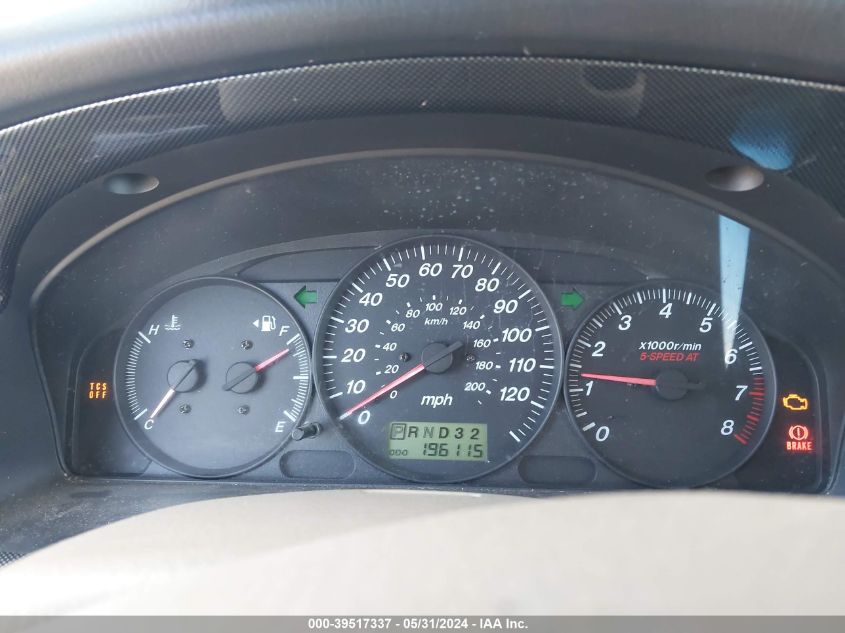 2002 Mazda Mpv Es/Lx VIN: JM3LW28JX20325110 Lot: 39517337