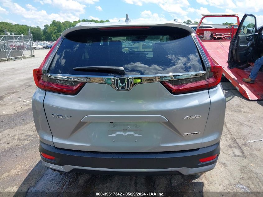 2022 Honda Cr-V Awd Touring VIN: 2HKRW2H94NH655468 Lot: 39517342