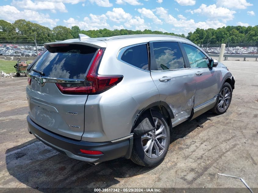 2022 Honda Cr-V Awd Touring VIN: 2HKRW2H94NH655468 Lot: 39517342