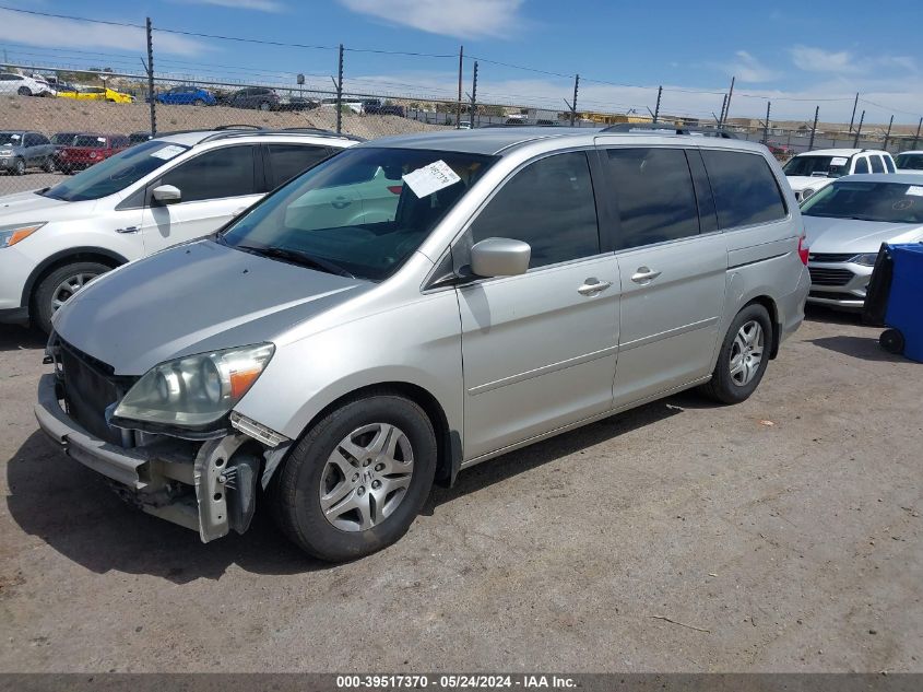 2007 Honda Odyssey Ex VIN: 5FNRL384X7B449222 Lot: 39517370