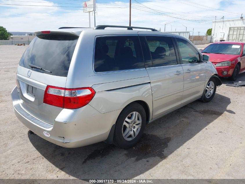 2007 Honda Odyssey Ex VIN: 5FNRL384X7B449222 Lot: 39517370