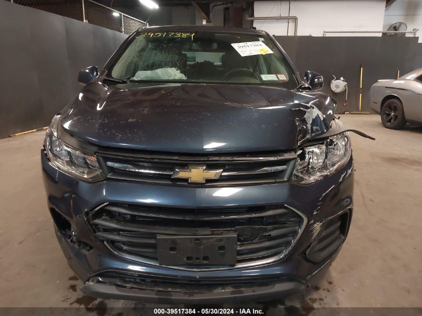 2018 Chevrolet Trax Ls VIN: 3GNCJKSB1JL405283 Lot: 39517384