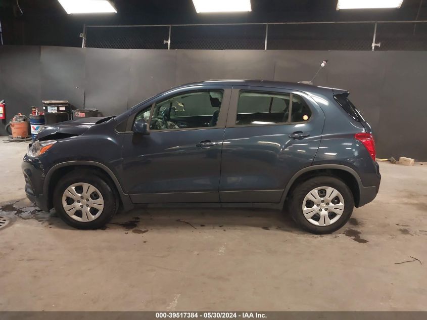 2018 Chevrolet Trax Ls VIN: 3GNCJKSB1JL405283 Lot: 39517384
