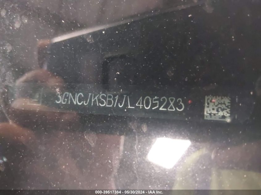 2018 Chevrolet Trax Ls VIN: 3GNCJKSB1JL405283 Lot: 39517384