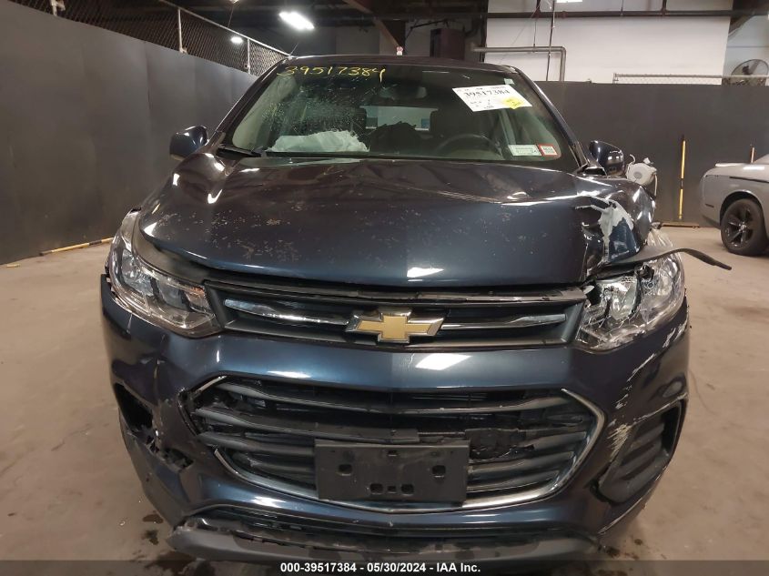 2018 Chevrolet Trax Ls VIN: 3GNCJKSB1JL405283 Lot: 39517384