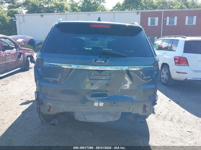 2016 Ford Explorer Limited VIN: 1FM5K8F83GGA59701 Lot: 39517390