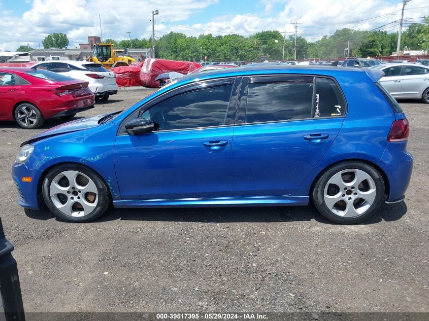 2013 Volkswagen Golf R 4-Door VIN: WVWPF7AJ6DW118280 Lot: 39517395