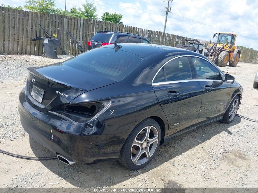 2014 Mercedes-Benz Cla 250 4Matic VIN: WDDSJ4GB7EN118714 Lot: 39517403