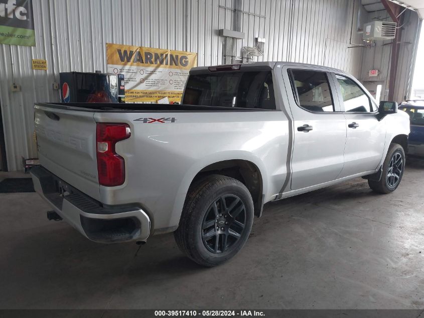 2022 Chevrolet Silverado 1500 4Wd Short Bed Custom VIN: 1GCPDBEK4NZ571891 Lot: 39517410