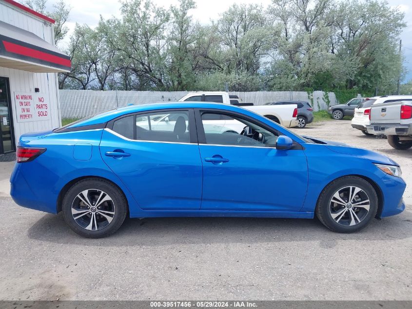 2021 Nissan Sentra Sv Xtronic Cvt VIN: 3N1AB8CV7MY217077 Lot: 39517456