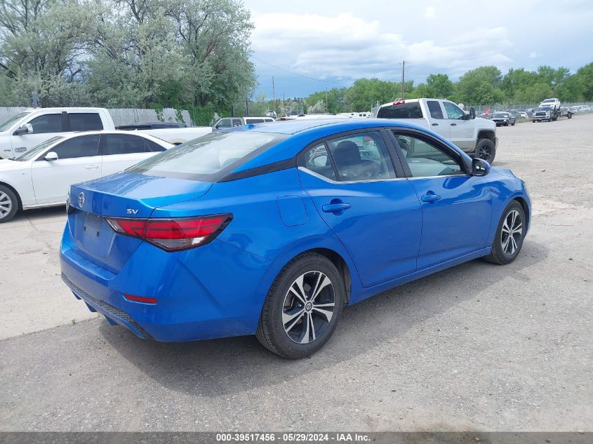 2021 Nissan Sentra Sv Xtronic Cvt VIN: 3N1AB8CV7MY217077 Lot: 39517456