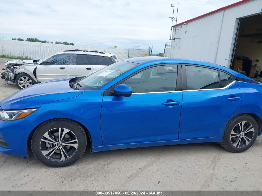 2021 Nissan Sentra Sv Xtronic Cvt VIN: 3N1AB8CV7MY217077 Lot: 39517456