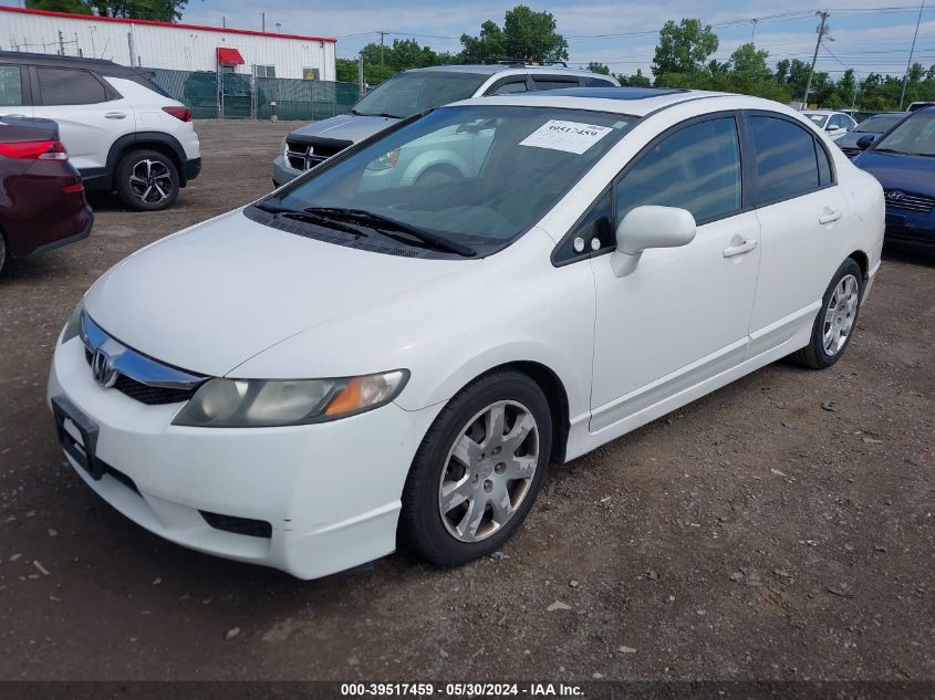 2010 Honda Civic Lx VIN: 2HGFC1F52AH559662 Lot: 39517459