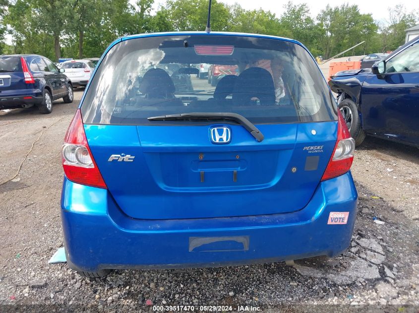 2007 Honda Fit VIN: JHMGD38447S037853 Lot: 39517470