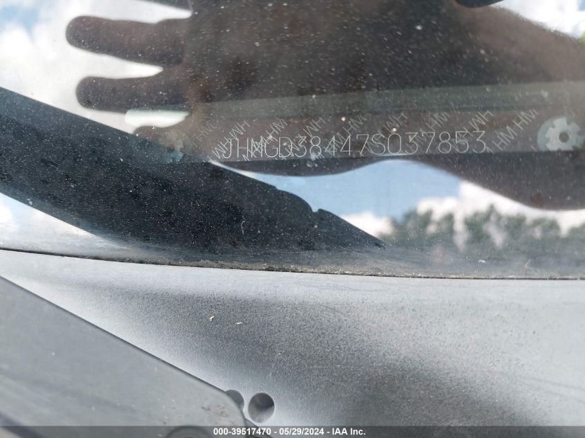 2007 Honda Fit VIN: JHMGD38447S037853 Lot: 39517470
