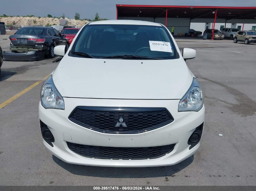 2020 Mitsubishi Mirage G4 Es VIN: ML32F3FJ2LHF01122 Lot: 39517476