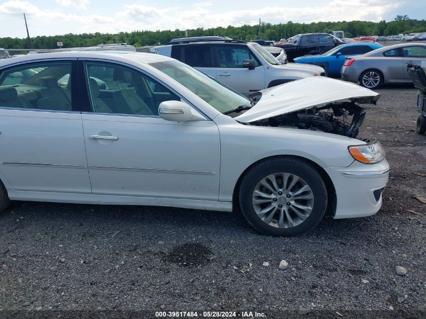 2011 Hyundai Azera Limited VIN: KMHFC4DF6BA536290 Lot: 39517484