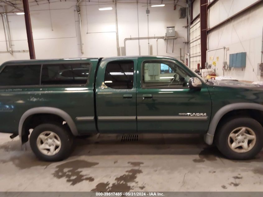 2000 Toyota Tundra Sr5 V8 VIN: 5TBBT4412YS094832 Lot: 39517485