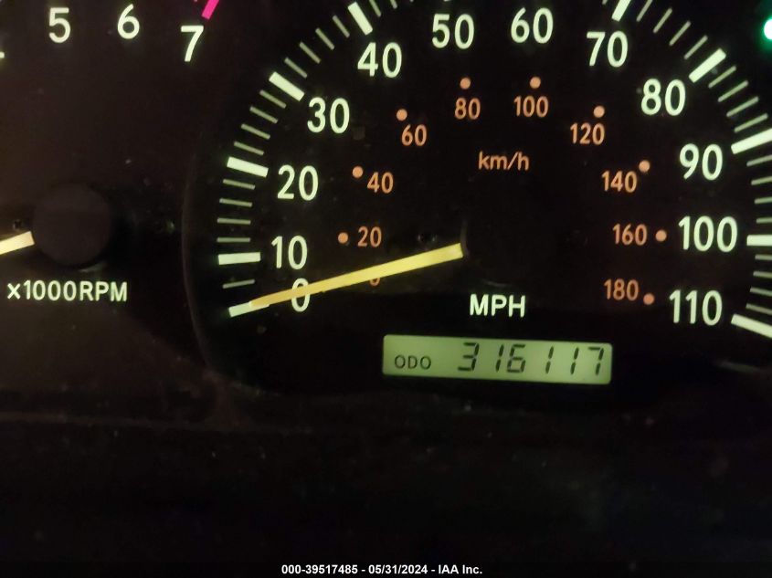 2000 Toyota Tundra Sr5 V8 VIN: 5TBBT4412YS094832 Lot: 39517485