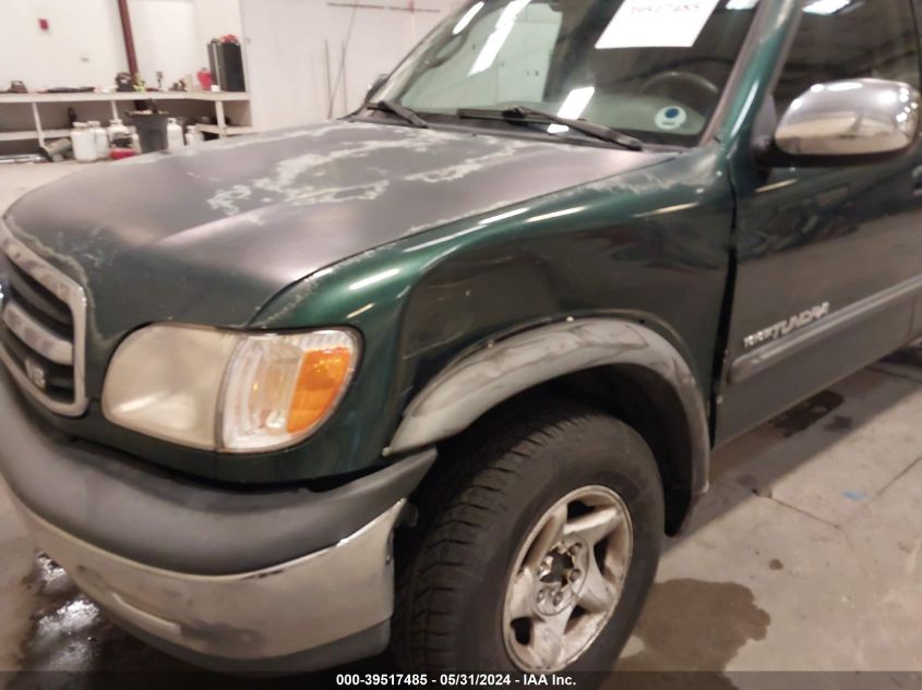 2000 Toyota Tundra Sr5 V8 VIN: 5TBBT4412YS094832 Lot: 39517485