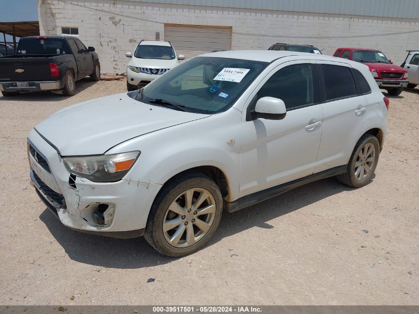 2015 Mitsubishi Outlander Sport Es VIN: 4A4AP3AU2FE004364 Lot: 39517501