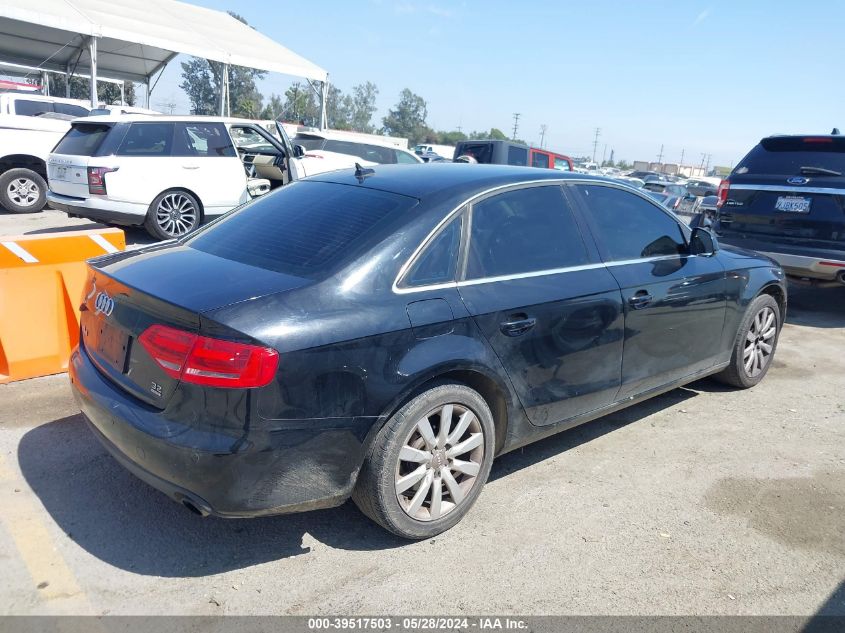 2009 Audi A4 3.2 Premium Plus VIN: WAULK78K79N008129 Lot: 39517503